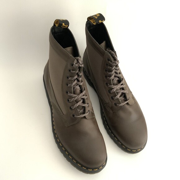 Dr. Martens 1460 Panel Leather Lace Up 8 Eye Boots Men Brown 12 main image 2
